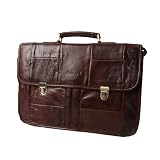 Cobblerlegend - Sac Porte documents Hommes / Femmes Vintage portable v�ritable fusion en cuir v�ritable Messenger Sac bandouli�repar Cobblerlegend