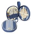 Picnic at Ascot 369AG Aegeam Deluxe Travel Set Blue Stripe Denim