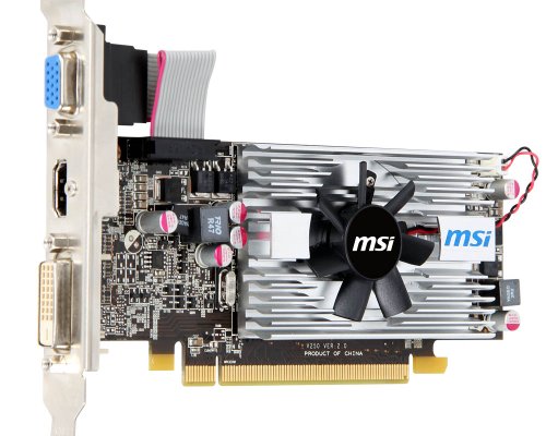 MSI AMD Radeon R6570-MD1G/LP - Silver/black