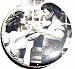 Dirty Dancing Button~ Patrick Swayze Button~ Rare Button!!~ Approx 1.25