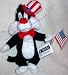Search : 6" Plush Warner Brothers, Looney Tunes Sylvester the Cat, a Looney Tunes Year, July, Yankee Doddle Mini Bean Bag Doll Toy