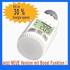 Elektronisches Heizk�rperthermostat Energiesparregler f�r Heimeier, Danfoss, Junkers, Honeywell, MNG, Oventrop, Siemens bis zu 30 % Energie sparen, jetzt neu mit Boostfunktion inklusive Batterien