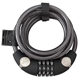 Avenir Combo Cable Lock (10mm x 6ft)