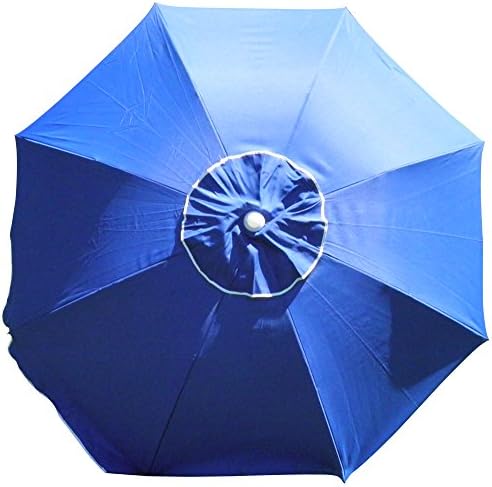 Original Umbrella Stand Beach, Sun and Sport Umbrella, Solid Blue, 7-Feet