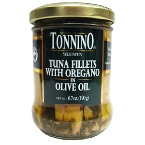 Tonnino Tuna Filets with Oregano in Olive Oil - 6.7 oz by Tonnino