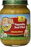 Earth's Best Organic Stage 3, Vegetable & Beef Pilaf, 6 Ounce Jar (Pack of 12)