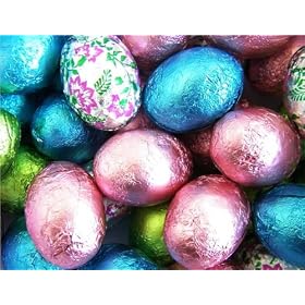 Solid Chocolate Easter Eggs 1lb Bag