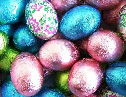 Solid Chocolate Easter Eggs 1lb Bag