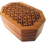 Hand Carved Rosewood Box