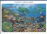 2003 PACIFIC CORAL REEF (#3831) Souvenir Sheet of 10 x 37cent US Postage Stamps