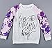 Efaster® 1Set Toddler Baby Girl Long Sleeve Print T-shirt Tops+Pants Outfits Clothes
