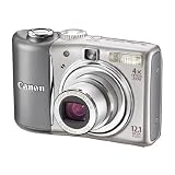 Canon PowerShot A1100 IS Digitalkamera (12 Megapixel, 4-fach opt. Zoom, 6,4 cm (2,5 Zoll) Display) Silvervon "Canon"