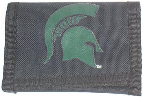 NEW! Michigan State Spartans Black Velcro Wallet