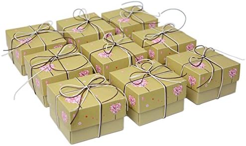 Enalia Mare Favor Boxes with Lid 30 Pcs Set (Kraft)