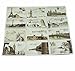 yueton 36 PCS 1 Set Retro Old Travel Postcards Vintage Landscape Photo Picture Poster Post Cards for Collecting