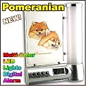 DOGS Pomeranian Photo Frame Digital DOG Alarm Clock Light
