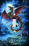 Switches, Outlets & Wall Plates: Fire Dragon Decorative Switchplate Cover