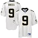 Drew Brees Jersey: Reebok White Replica #9 New Orleans Saints Jersey