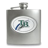 Tampa Bay Devil Rays Stainless Steel Hip Flask