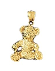 CleverEves 14K Gold Pendant Teddy Bear 6.3 - Gram(s)
