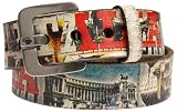 Leather Island Men's Rome Tribute Belt