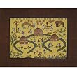 Painting of India&nbsp;from Warli Tribe of Maharashtra 15 x 11.5 inches