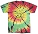 ODM Art Peace Sign Tie Dye Graphic T-Shirt