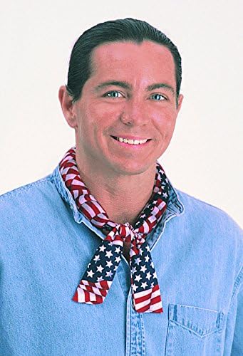 Khaki Cool Zone Bandana, 100% Cotton, Washable, Reusable, Proudly Made in the USA, Available in 10 Tropical Prints and Solid Colors