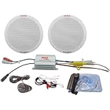 2-Channel Waterproof MP3/iPod Amplified 6.5'' Marine Speaker System