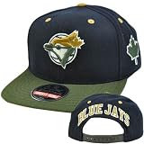 MLB American Needle Blockhead Earthtone Wool Snapback Hat Cap Toronto Blue Jays