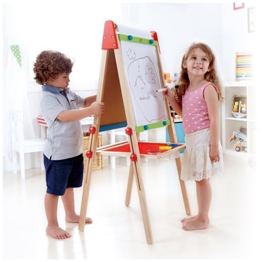 Hape Allin1 Easel Children's Easels Kids Toy Inspire the Artist Inside Your Little One
