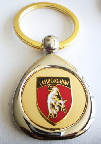 Lamborghini Two-Tone Gold & Silver Key Chain