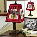 Mighty Ducks of Anaheim Small Art Glass Lamp