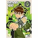 Ben 10 - Birthday Card With Badge - Birthday Hero 9 x 6"