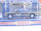 CODE THREE, 1/24 SCALE, OHIO STATE TROOPER, FORD CROWN VICTORIA, PREMIER CHIEFS EDITION, DIE CAST COLLECTIBLE, WITH PATCH