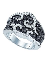 2.00CT BLACK DIAMOND FASHION RING