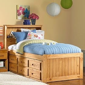 Explorer Twin Bookcase Captains w  12 Drawers: Desk Hutch and Chair, TV Stand, 4 Drawer...