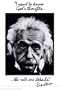 Einstein: God's Thoughts Poster Print, 24x36 Poster Print, 24x36