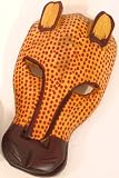 9 Carved Wood Wooden Cheetah Mask - Made in Kenya