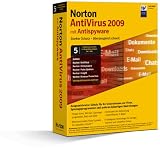 Norton AntiVirus 2009 5 Benutzer - deutsch