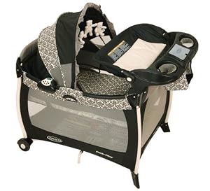 Graco Silhouette Pack 'N Play Playard with Bassinet and Changer, Rittenhouse