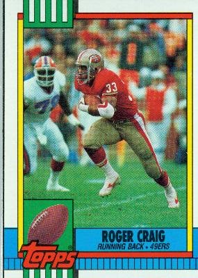 1990 Topps #12 Roger Craig - San Francisco 49ers (Football Cards)