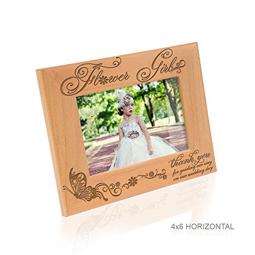 Kate Posh - Flower Girl - Thank you for guiding our way on our wedding day - Picture Frame (4x6 Horizontal)