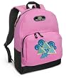 Tri Delta Dolphin Design Backpack Pink Tri Delta for Travel, Daypack CUTE School Bags Best Unique Cute Gifts for Girls, Students Ladies -