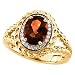 14K White Gold Fire Opal and Diamond Ring