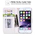 FYY Case for iPhone 6 Plus/6s Plus, PU Leather Wallet Phone Case with Card Holder Flip Protective Cover [Kickstand Feature] [Wrist Strap] for Apple iPhone 6 Plus/6s Plus 5.5