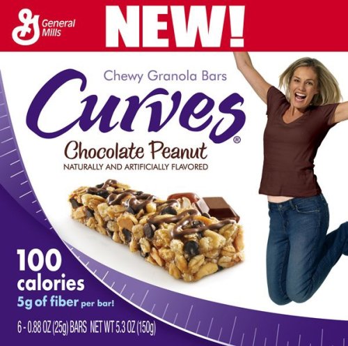 Betty Crocker Curves Bars, Chocolate Peanut, 5.3-Ounce Box (Pack of 10) by Betty Crocker