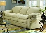 Sofa in Buff Microfiber - 9841BF-3