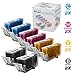 LD © Compatible Canon CLI226 / PGI225 Set of 8 Inkjet Cartridges: 2 BlacK PGI225, 2 Cyan CLI226C, 2 Magenta CLI226M and 2 Yellow CLI226Y for PIXMA MG5320, MG8120, MG8220, MG6120, iP4820 Printers