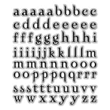 TWILIGHT FONT ALPHABET - Clear Vinyl Stickers - Sticker Decal - #C185